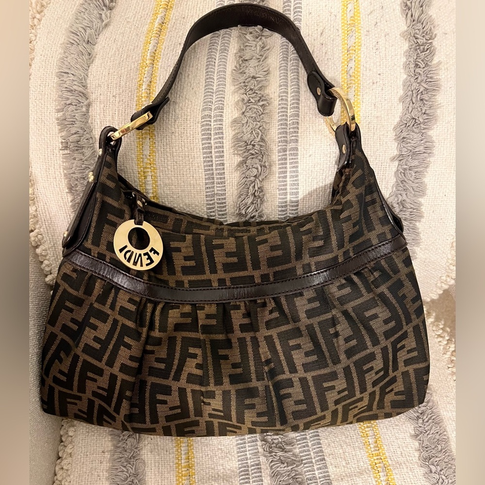 Authentic FENDI  Zucca Chef Hobo bag